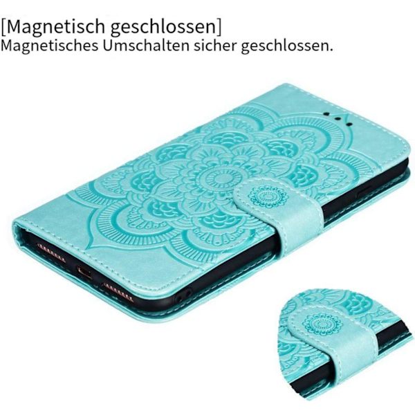 Fodral för iPhone 7/8/SE iPhone 2020, plånboksfodral med kortfack
