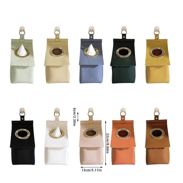 Fristående solid PVC-materiale toalettpapirholderdeksel Bærbart tilbehør for baderomsdekorasjon Elegant farge kaffe (kaffe) A