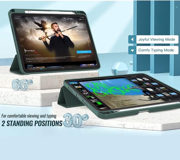 Fodral för iPad Pro 11 Air 4 5 Pro 12.9 2021 7-9:e generationen 10 2 Mini 6