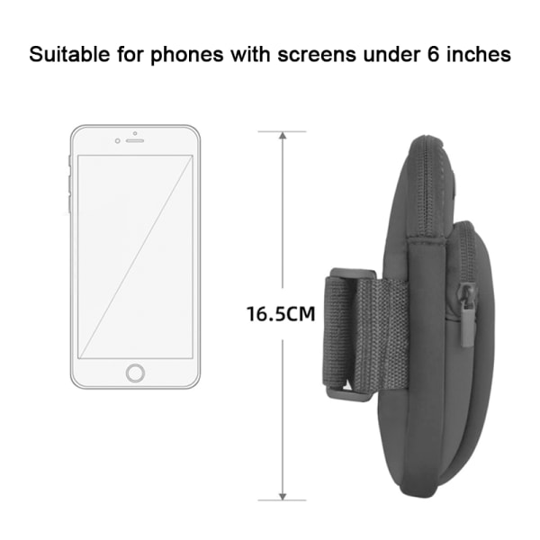 Phone Armband Gym -puhelinteline Armelle, iPhone 12 11 Pro