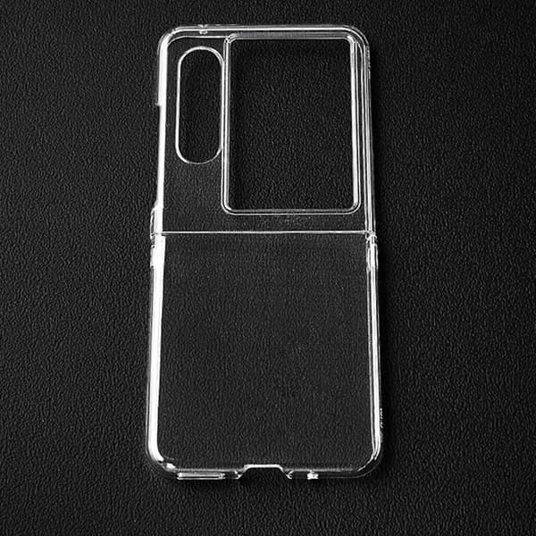 PC Transparent Stöttåligt Telefonfodral för ZTE nubia Flip2