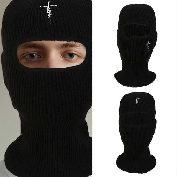 Sjov Røver Balaclava Herrekostume Hatte Halloween Gave Pullover Hat Blød Hue Halloween Gave Varm Blød Balaclava Hat 1 A