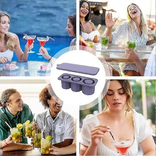 kompatibel med isbricka stor kapacitet isbricka isform silikonisbricka lämplig kompatibel med 30oz/40oz,A A
