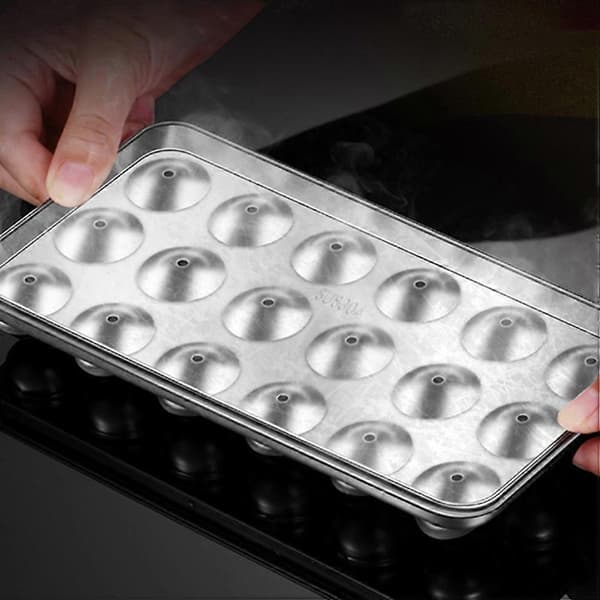 Praktisk festisform rund isterningbakke DIY kugleform ismaskine A