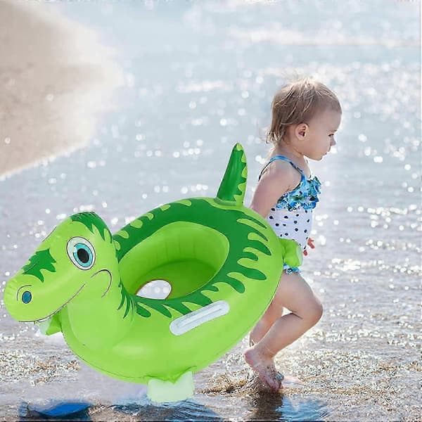 Pooloppustelige til børn, dinosaurgummidyr til swimmingpoolen A