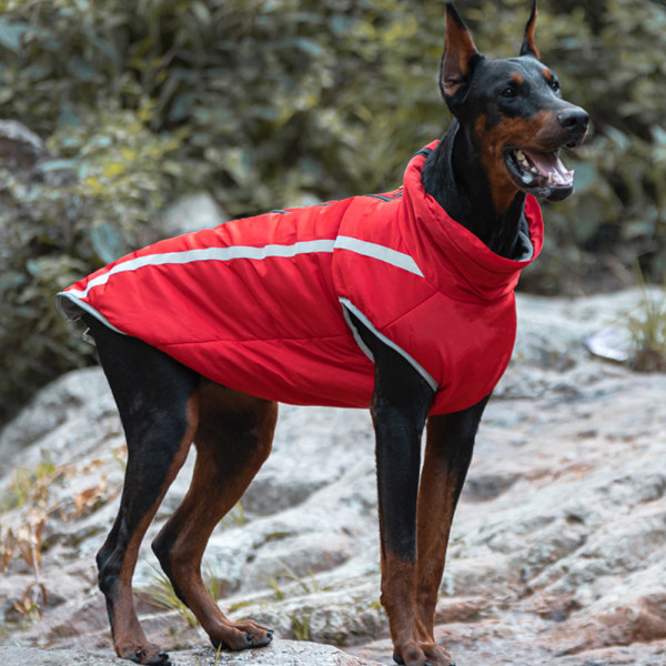 Vinterjakke til hund, vandtæt og vindtæt hundevintervest
