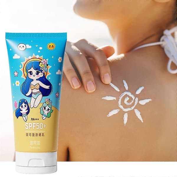 Højforstørrende blegende solcreme bærbar højforstørrende blegende solcreme lotion 50ml A