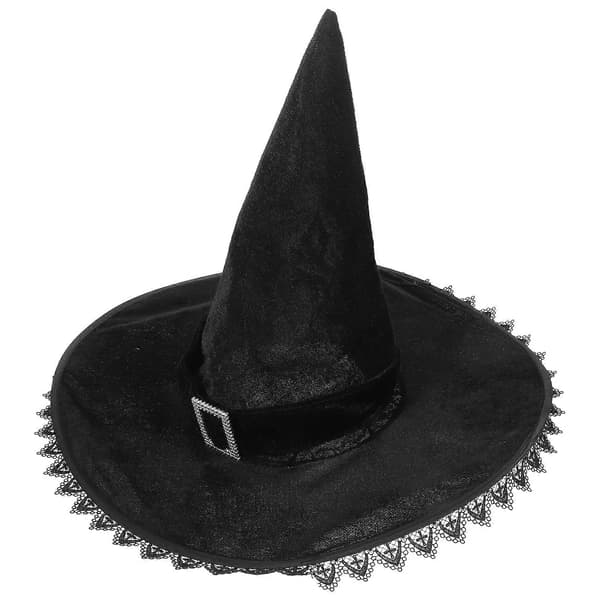 Heksehat Halloween Maskerade Cosplay Blondehat til Dekoration A