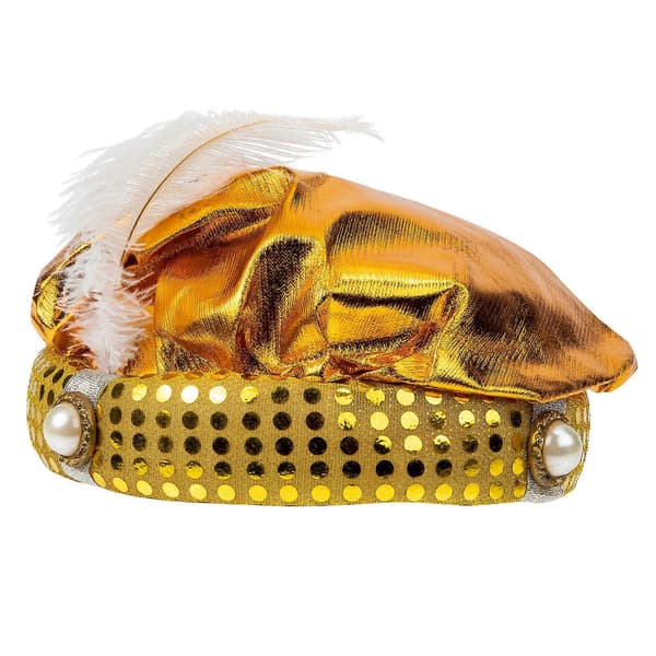Halloween gul hatt i arabisk stil for kostymefestforestilling A