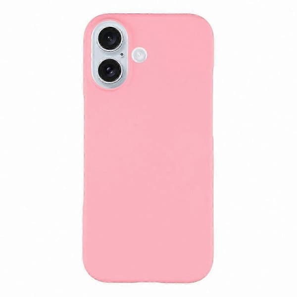 Frostet minimalistisk hardt PC-deksel for 17, fallsikkert telefondeksel Rosa