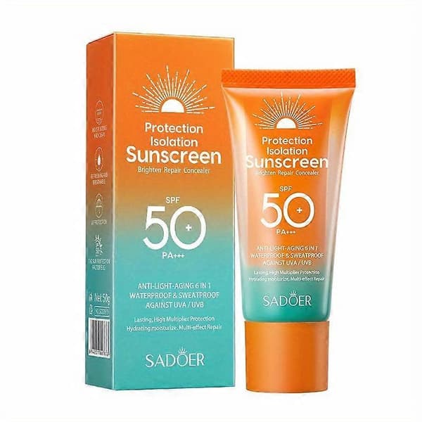 Dobbelt-rør Multi-effekt Isolerende Solcreme, UV Solcreme Lotion, Langvarig Solbeskyttelse A