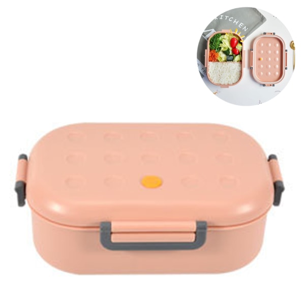 Fyrkantig lunchlåda för barn, barn och vuxna, bärbar picknick