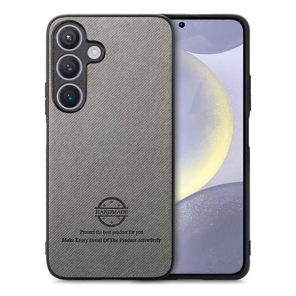 Twill stoff skinn bakdeksel til Samsung Galaxy S25 5G