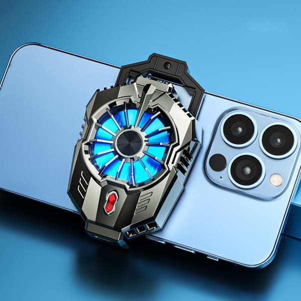 Telefonkøler til Gaming, Universal Mobiltelefonkøler med To Køletilstande, Mobiltelefon Køleventilator til iPhone Android Smartphone fra 4,5 til 7