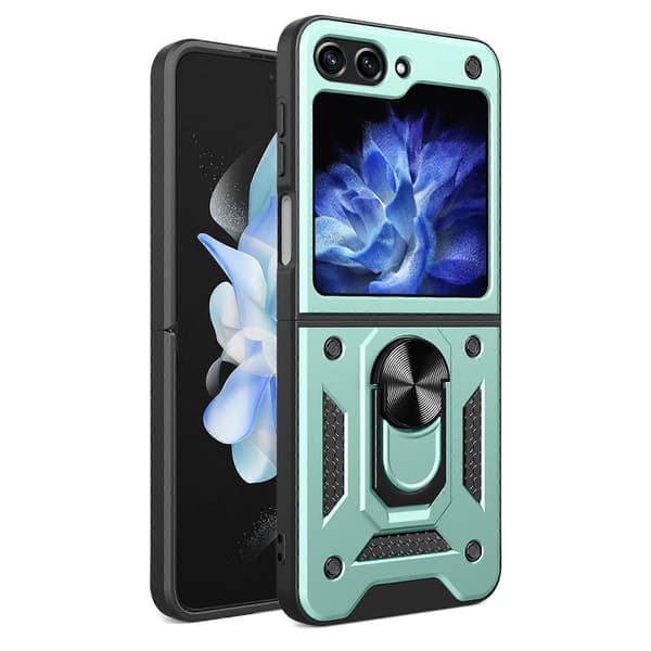 Armor Magnetic Bracket TPU+PC-telefonfodral för Samsung Galaxy Z Flip5