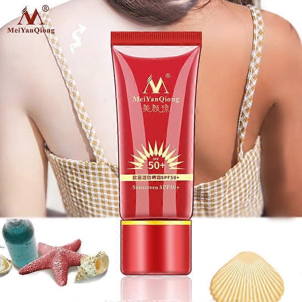SPF 50+ Solkrem Whitening Solblokk Reparerende Oljekontroll Fuktighetskrem A