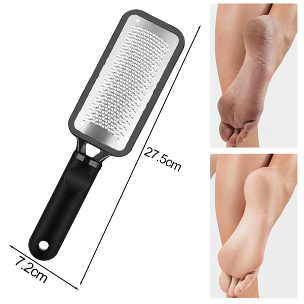 Foot File,Foot Care Pedicure Stainless Steel File to Removes