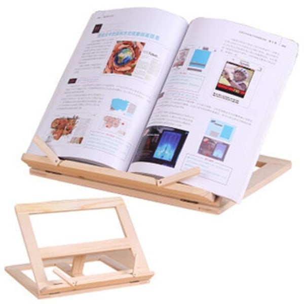 Cadre en bois lecture étagère Support livre lecture serre-livres tablette PC Support support de musique Table en bois dessin chevalet papeterie