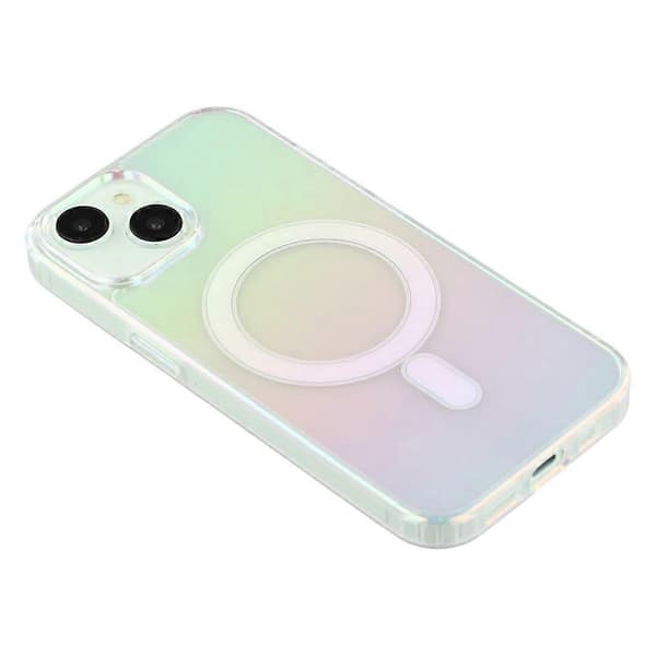 Kompatibel med iPhone 14 Slim Case Akryl + TPU Gradient Telefondeksel Kompatibel med MagSafe A