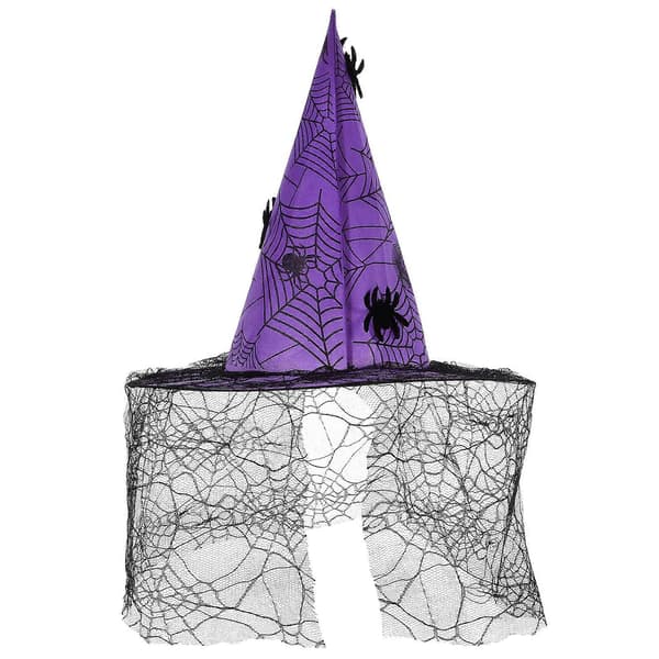 Halloweenhatt Heksehatt Blonder til Halloweenfest A