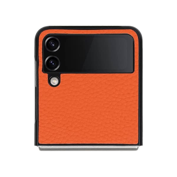Til Samsung Galaxy Z Flip4 5G Litchi tekstur læderholder telefoncover