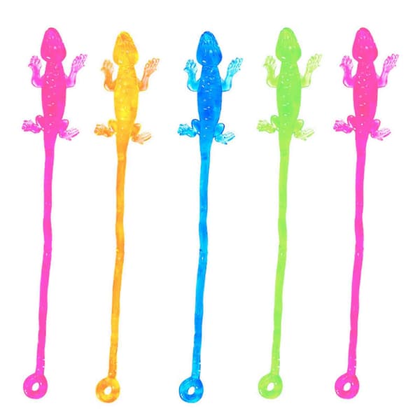 Sticky Wall Climbing Geckos Stressaflastningslegetøj Strækbart Sensorisk Fidget Legetøj til Børn og Voksne A