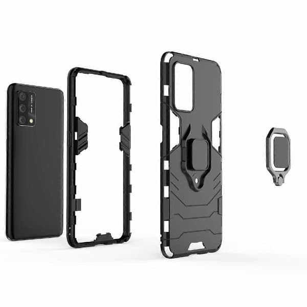 Stativdesign Cool Guard PC + TPU Hybrid Telefondeksel til Oppo A74 4G