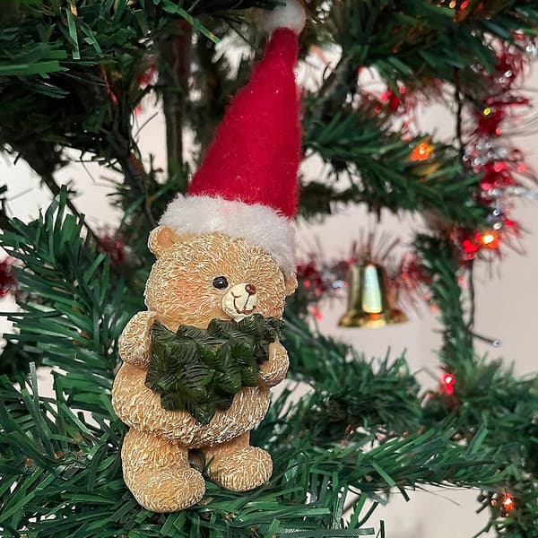 Søde julebjørne håndværk Fint håndværk Dyrepynt til køretøj A