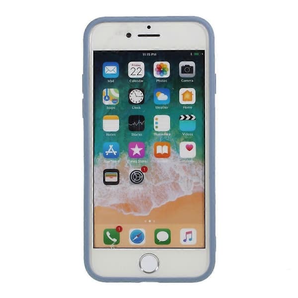 Ren farve mat blød silikone telefoncover til iPhone 7/8/SE (2020)/SE (2022) A