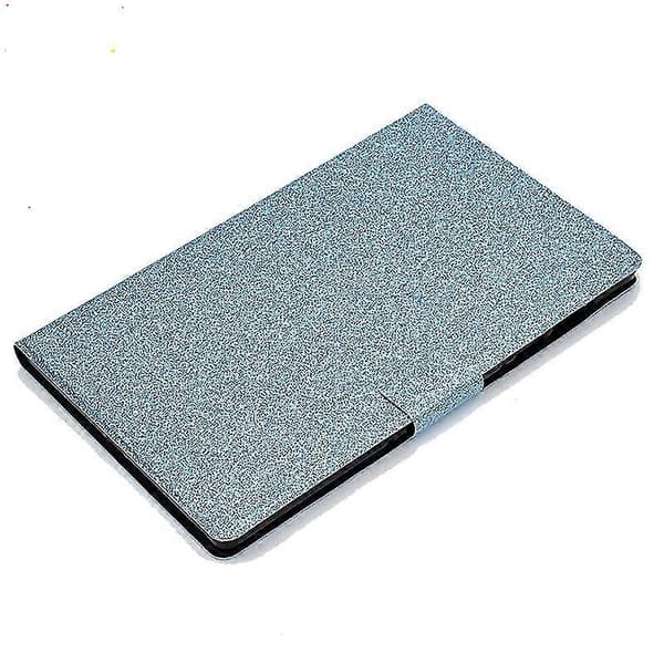 Stativfodral för Samsung Galaxy Tab A9, Glitter PU-läder med kortplatser surfplattefodral (blå)