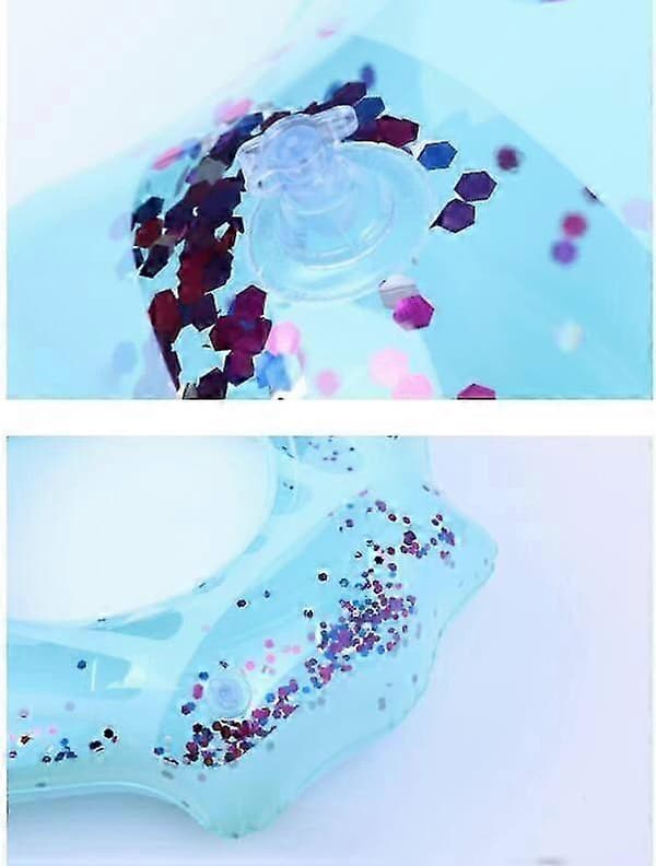 Glitter badring för pool, strand, sjö, uppblåsbar tub snabb A
