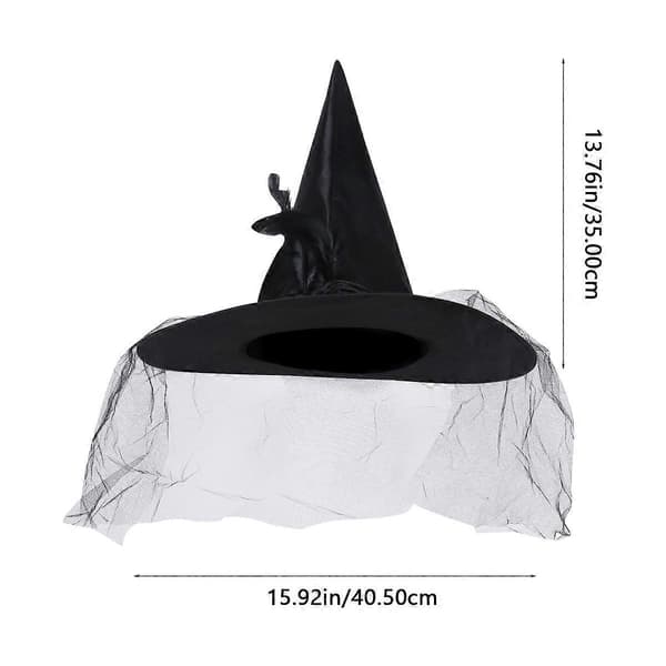 Halloween-noitahattu Juhlahattu Halloween-käyttöön 1 kpl A
