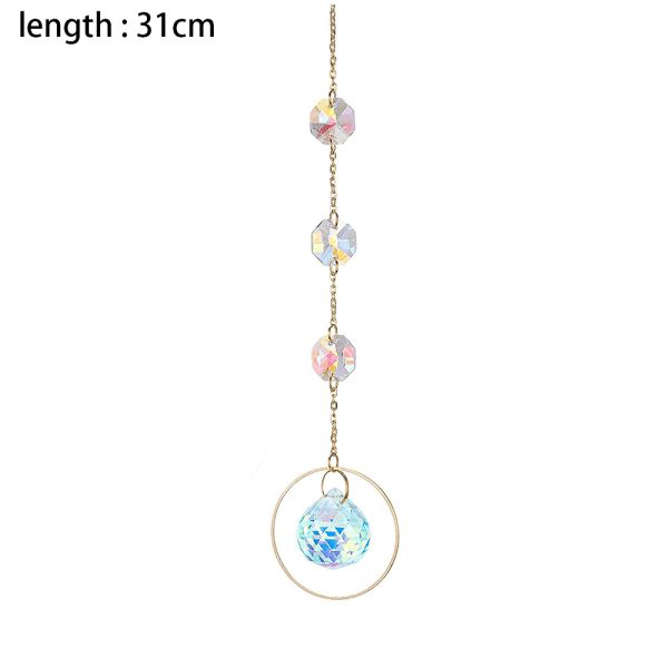 Suncatcher Kattokruunu Crystal Ball Bead Prisma riipus