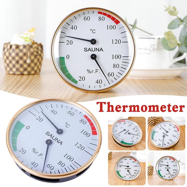 Mini temperatursensor multifunksjonell presis visningstermometer for utendørs bruk A