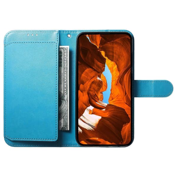 För OnePlus 13 Plånboksfodral med 8 kortplatser, stativ, PU-läder Folio Flip Cover