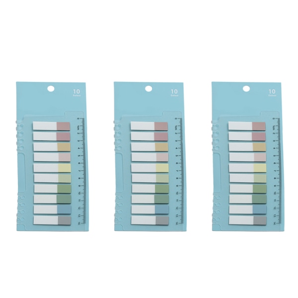 Sticky Tabs Sidemarkører Sticky Index Tabs, Transparent Sticky