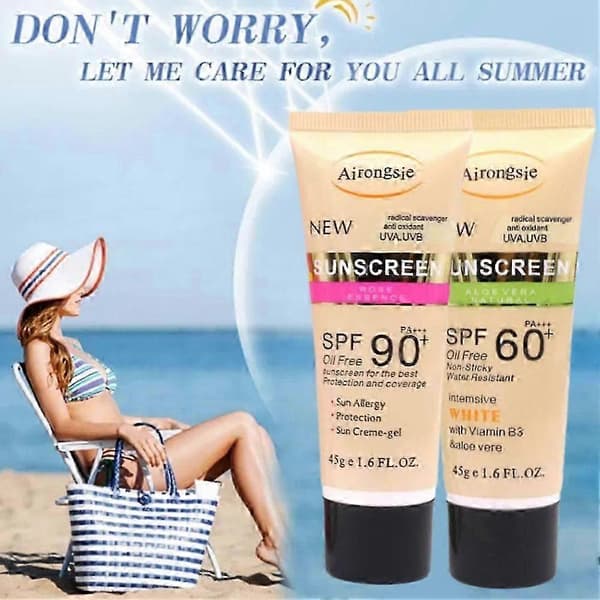 Vandtæt solcreme til ansigt og krop SPF60 QYSLV A