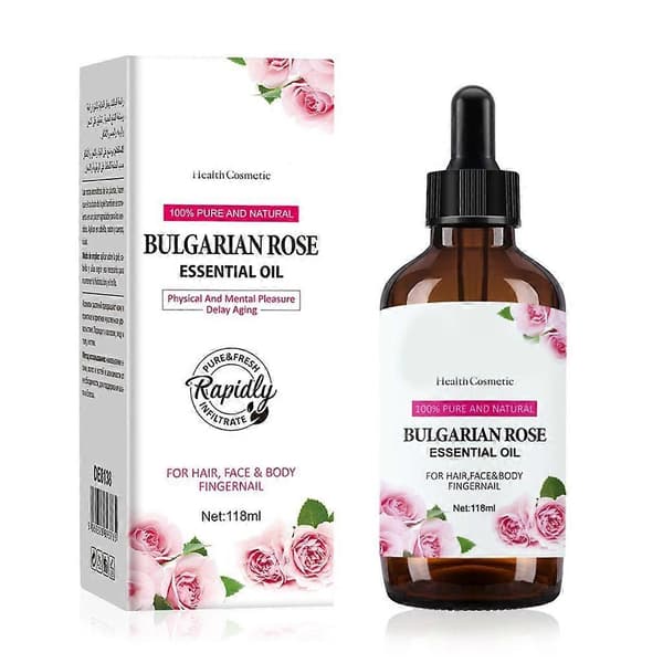 Rose Citron Rose Æterisk Olie Rosenolie til Diffuser Kropsmassage Bad 118ml A