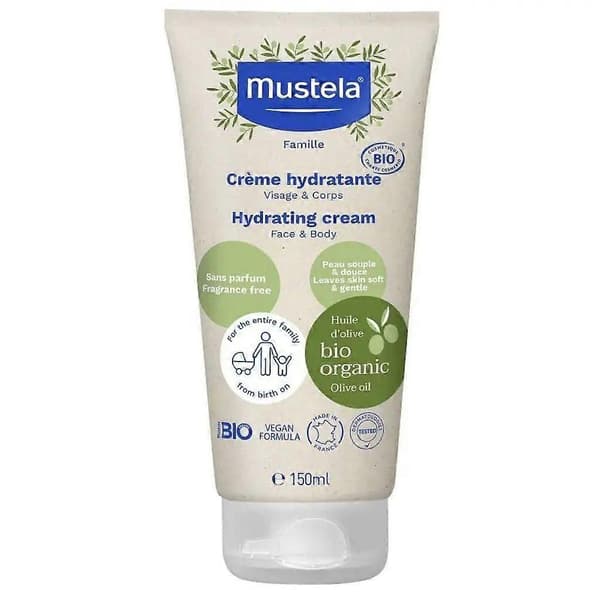 Mustela Bio Ekologisk Fuktighetskräm Ansikte & Kropp 150ml A