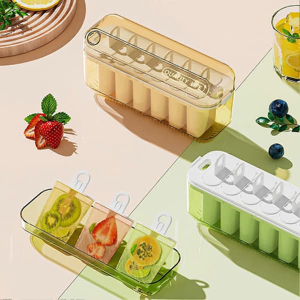 Isform i plast – dobbel funksjon – for pudding og iskrem A