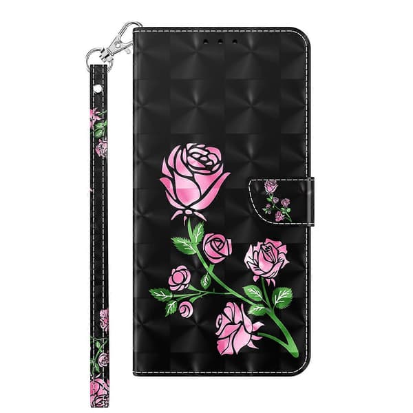 Til Samsung Galaxy S22 5G 3D-malt telefondeksel i skinn