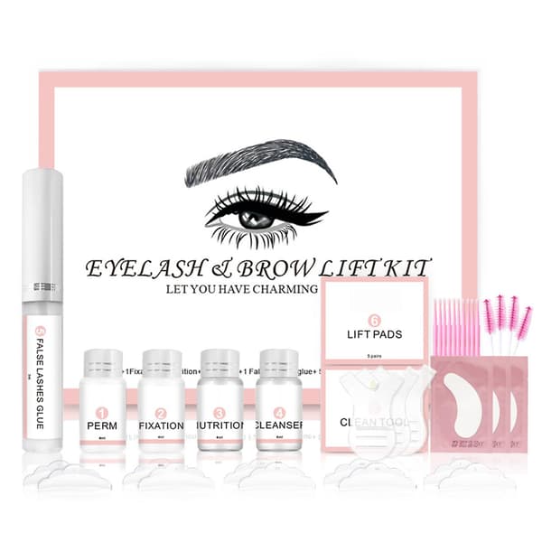 Professionelt Instant Brow Lift Perm Kit til permanentning og bukning af vipper A