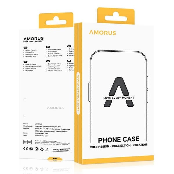 AMORUS Til iPhone 14 Cover Stødsikkert Blødt TPU Robust Telefon Bagcover Mørkeblå
