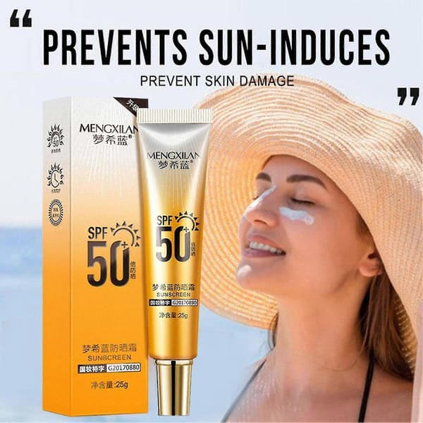 Svedafvisende kropssolcreme Kraftfuld Spf50 solcreme til mænd kvinder sommer udendørs brug A