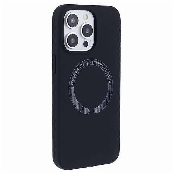 BJT Series Magnetiskt Fodral Kompatibelt med iPhone 14 Pro Skal Mjukt Tygfoder Telefonfodral A