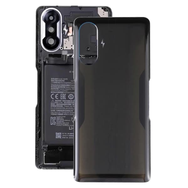 Glass Batterideksel til Xiaomi Redmi K40 Gaming Svart