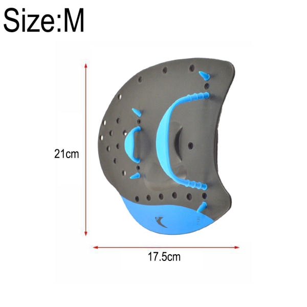Hand Contour Simning Paddel Mäns och Kvinnors Simning Hand