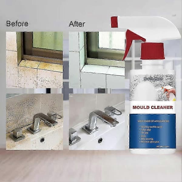 1-3 stk. Muggrenseskum, muggdeodorant dekontamineringsspray, skummuggsspray (1 stk.) A