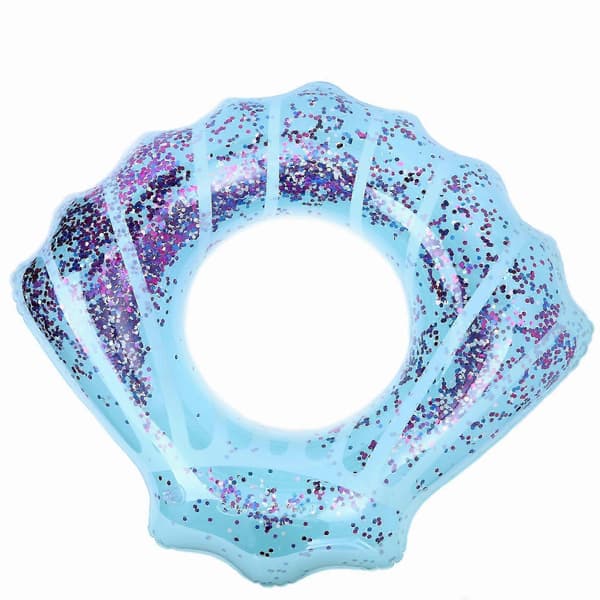Glitter svømmering til pool strand sø oppustelig tube hurtig A