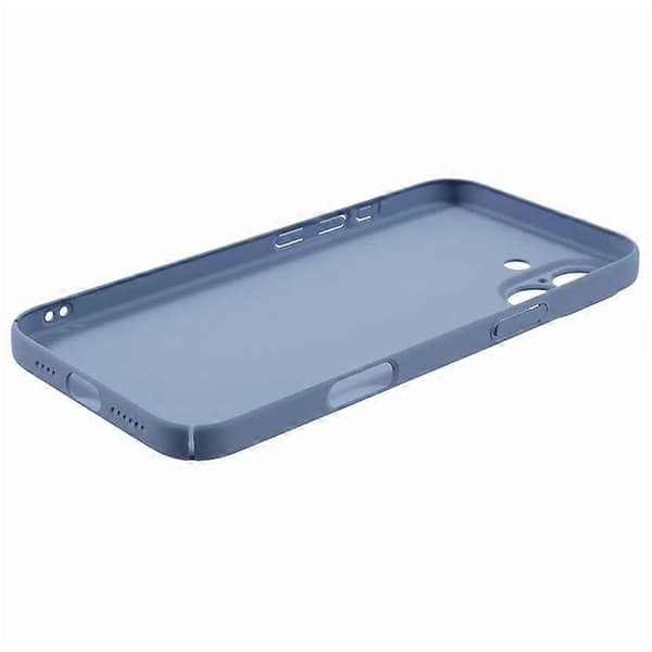 Kompatibel med iPhone 16 Plus-deksel, gummiert hardt PC-telefondeksel, grå